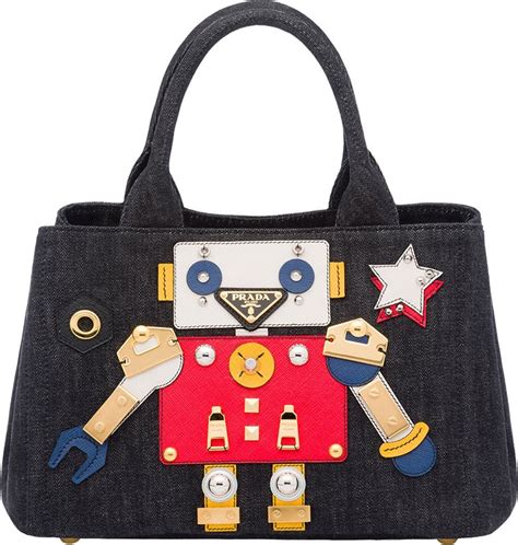 borsa prada con robot|Prada’s Limited Edition Robot Bags Capsule Collection.